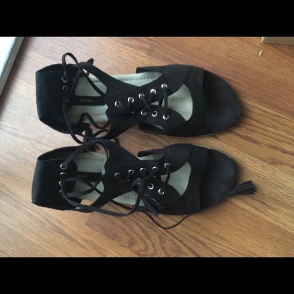 VEGAN sustainable eco sandals by BHAVA in black 38 - Picture 5 of 9